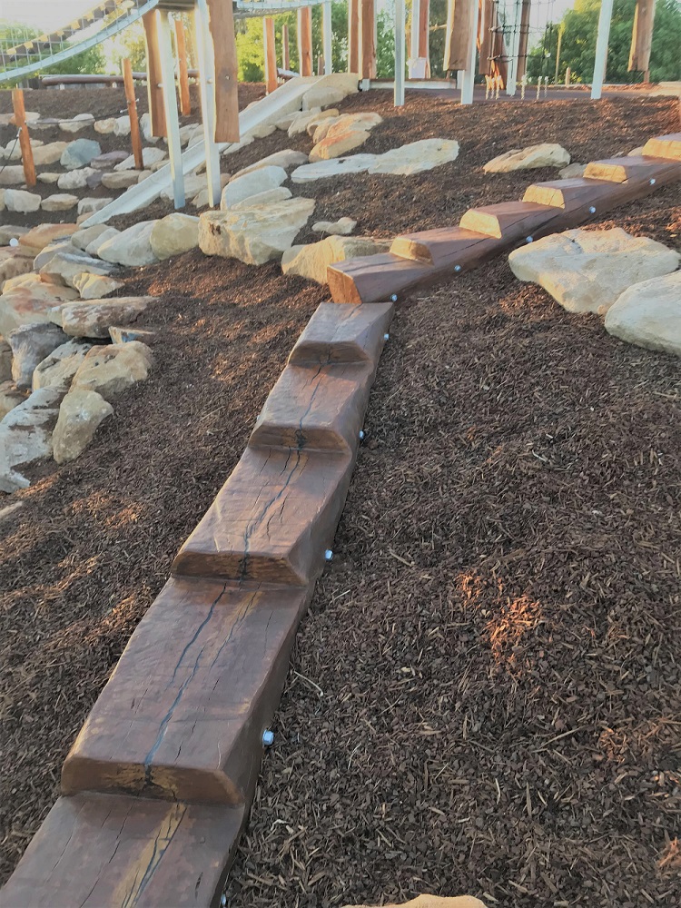lyPa stepped log pathway